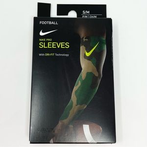 Nike Pro Sleeves Football Camo New In Box S/M